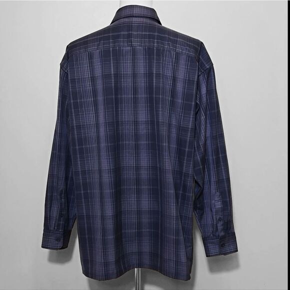 Uniqlo U Heavy Flannel Button Down Shirt Mens XL Oversized Checked Plaid - Picture 7 of 10